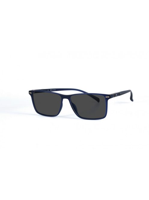 Sunglasses with helmet temples + street temples with GRAY lenses MOTOEYE H0001-C2 Blue, Transparent blue