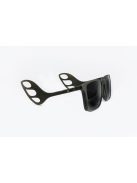 MOTOEYE H0001-C3 Khaki-Khaki Szemüvegkeret - Cserélhető szárakkal, sisakbarát kialakítással - Polarizált UV 400 mágneses napszemüveg előtéttel - Ultra könnyű alapanyagból - Szögletes forma - M, L méretű sisakhoz ajánlott