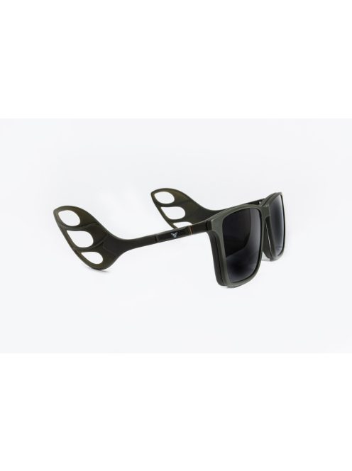 MOTOEYE H0001-C3 Khaki-Khaki Szemüvegkeret - Cserélhető szárakkal, sisakbarát kialakítással - Polarizált UV 400 mágneses napszemüveg előtéttel - Ultra könnyű alapanyagból - Szögletes forma - M, L méretű sisakhoz ajánlott