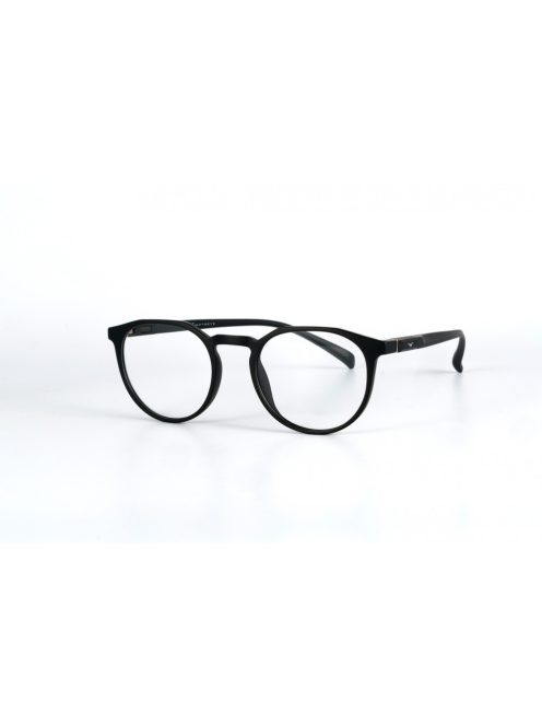 MOTOEYE H0004-C1 Fekete-Fekete Szemüvegkeret - Cserélhető szárakkal, sisakbarát kialakítással - Polarizált UV 400 mágneses napszemüveg előtéttel - Ultra könnyű alapanyagból - Kör forma - S méretű sisakhoz ajánlott