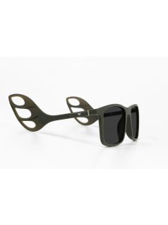   Sunglasses with helmet temples + street temples with GRAY lenses MOTOEYE H0007-C3 Khaki, Khaki