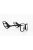 Optical frame with helmet temples MOTOEYE H0008-C1 Black, Black
