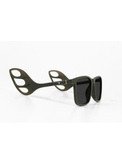   Sunglasses with helmet temples + street temples with GRAY lenses MOTOEYE H0008-C3 Khaki, Khaki