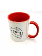 MOTOEYE Bögre - Fehér,Piros