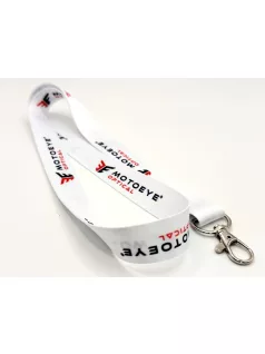 MOTOEYE Nyakpánt karabínerrel - Fehér