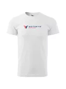 MOTOEYE Férfi Póló - XS - Fehér