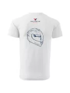 MOTOEYE Férfi Póló - XS - Fehér