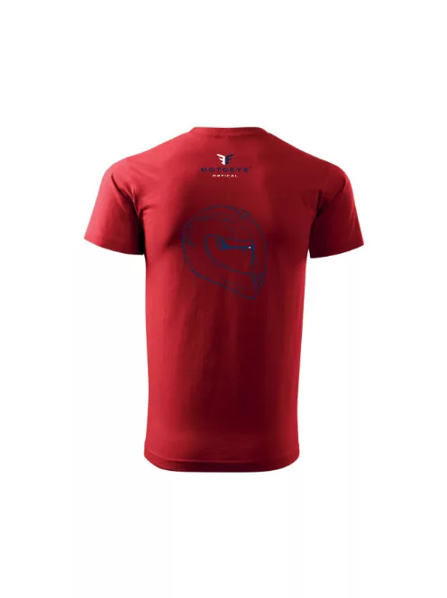 MOTOEYE Férfi Póló - M - Piros