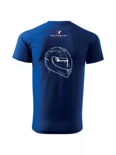 MOTOEYE Férfi Póló - XS - Kék