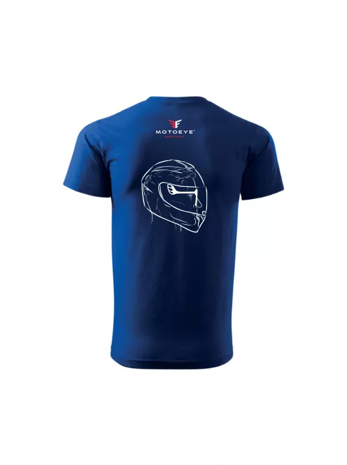 MOTOEYE Férfi Póló - S - Kék