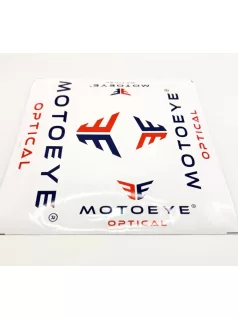   MOTOEYE Matrica paletta  - Körbevágott 4db különböző méret - Fehér