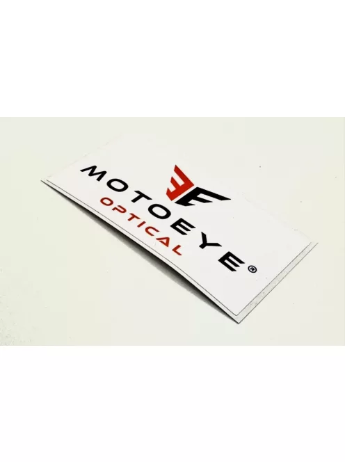 MOTOEYE Matrica darabolt  - 80*40mm - Fehér