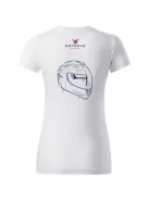 MOTOEYE Női póló - L - Fehér