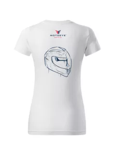 MOTOEYE Női póló - L - Fehér