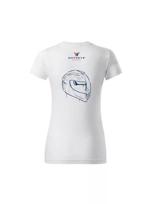 MOTOEYE Női póló - L - Fehér