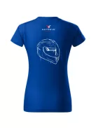 MOTOEYE Női póló - L - Kék