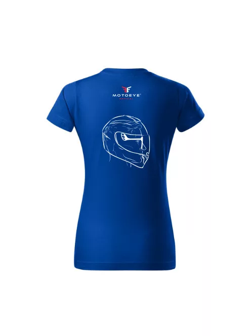 MOTOEYE Női póló - L - Kék